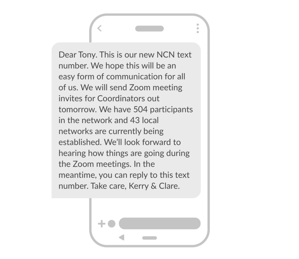 SMS Message Bellingen NCN