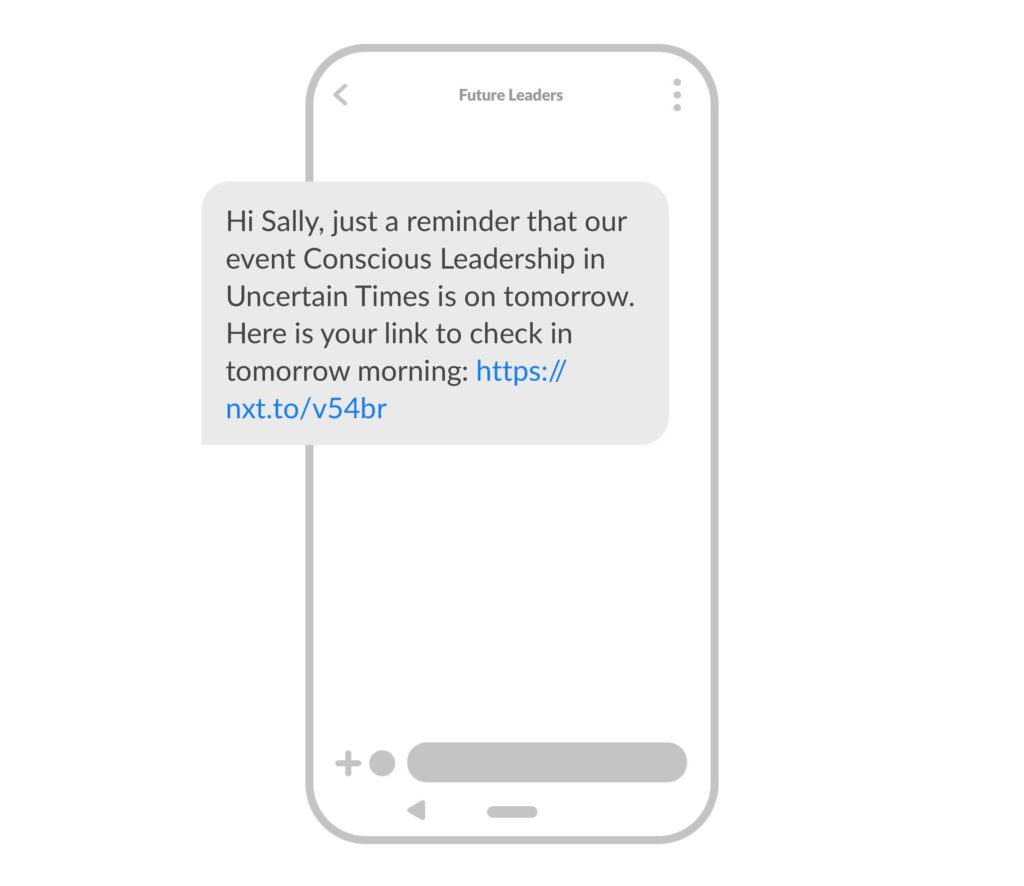 Event Reminder SMS Template