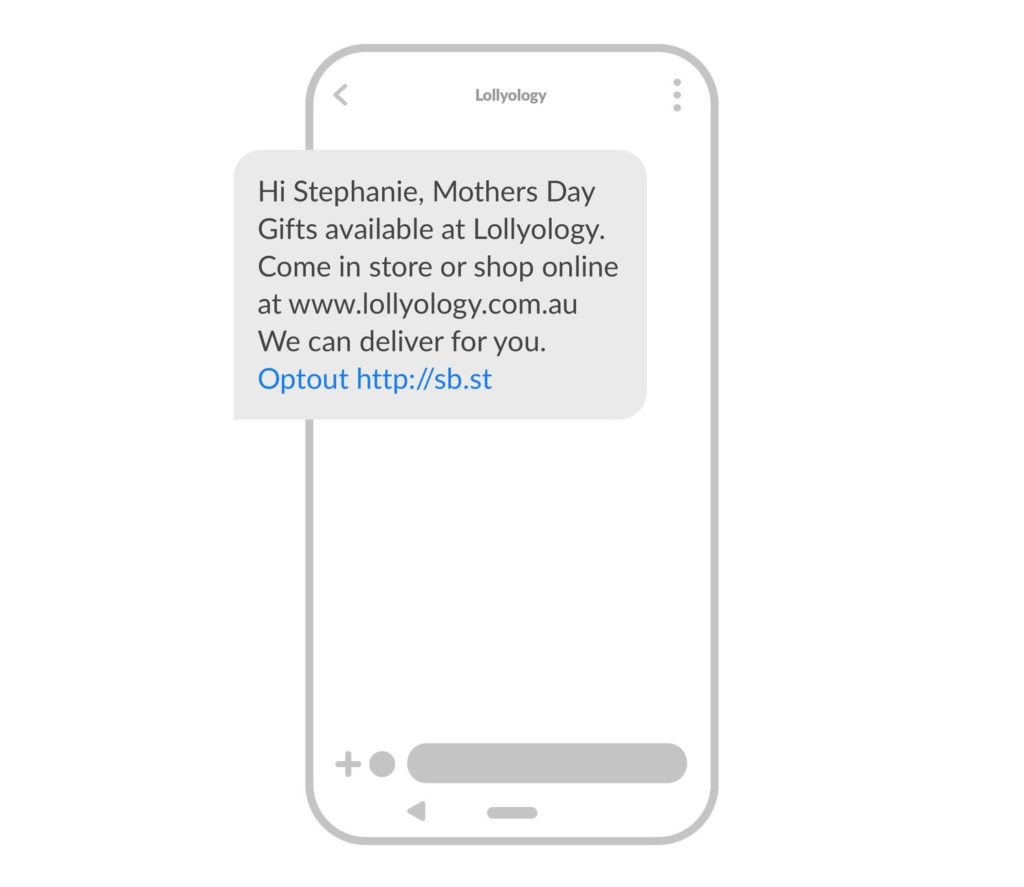 Promotional marketing campaign SMS
