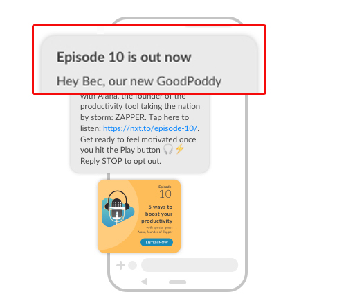 Subject line