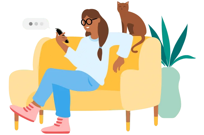 We’re all about conversational messaging. 