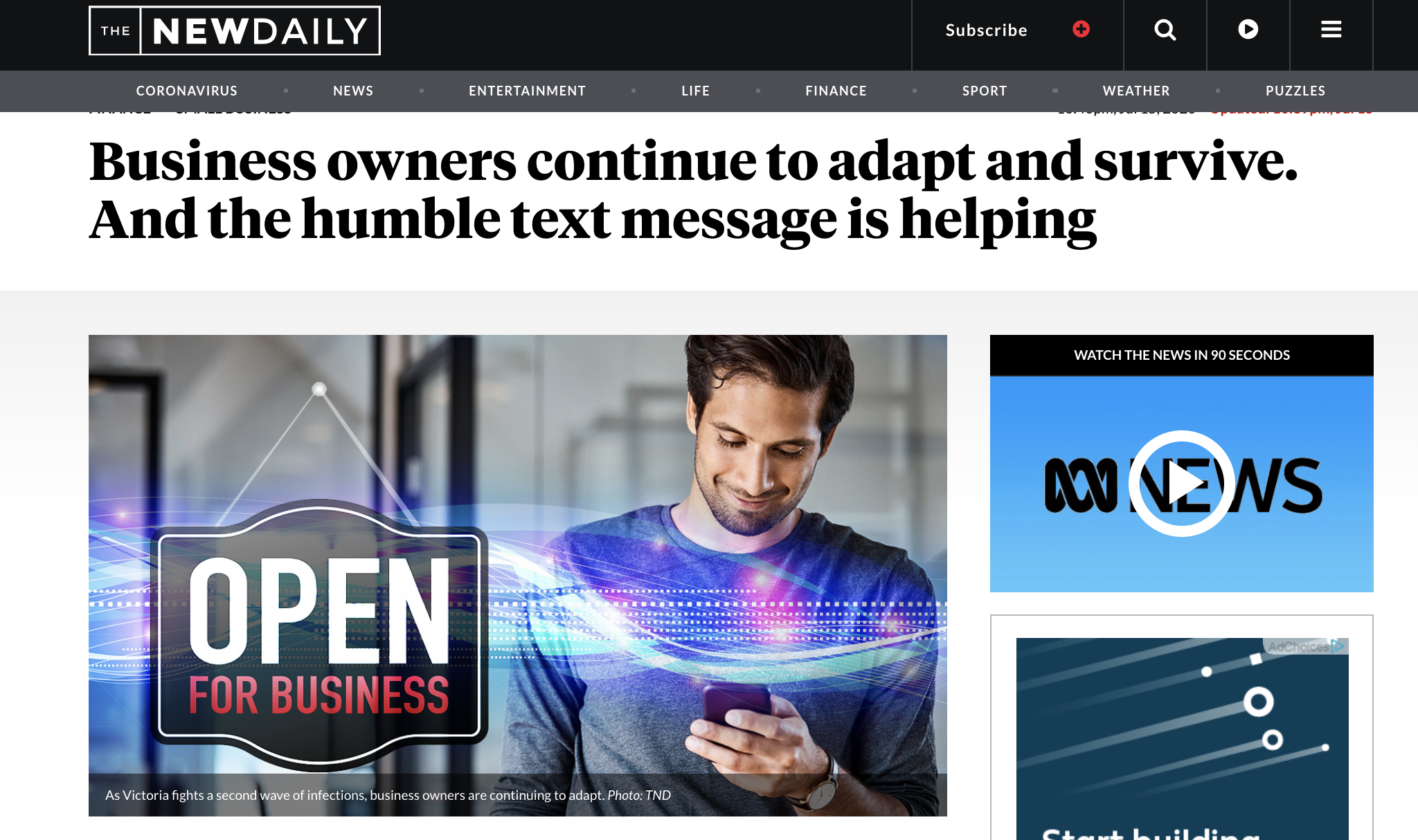 The New Daily's coverage of Lollyology's success story