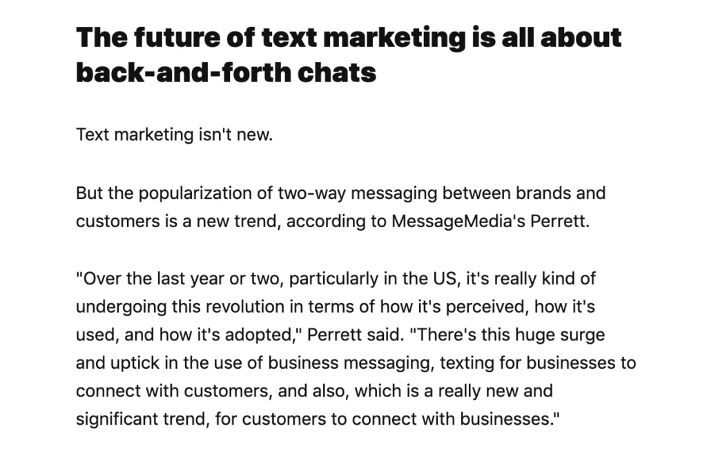 Business Insider Interview Excerpt
