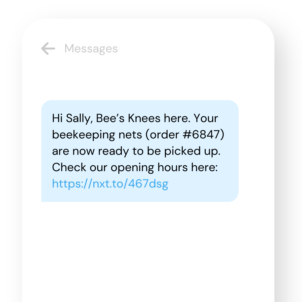 SMS-marketing-example-order-ready-for-pickup