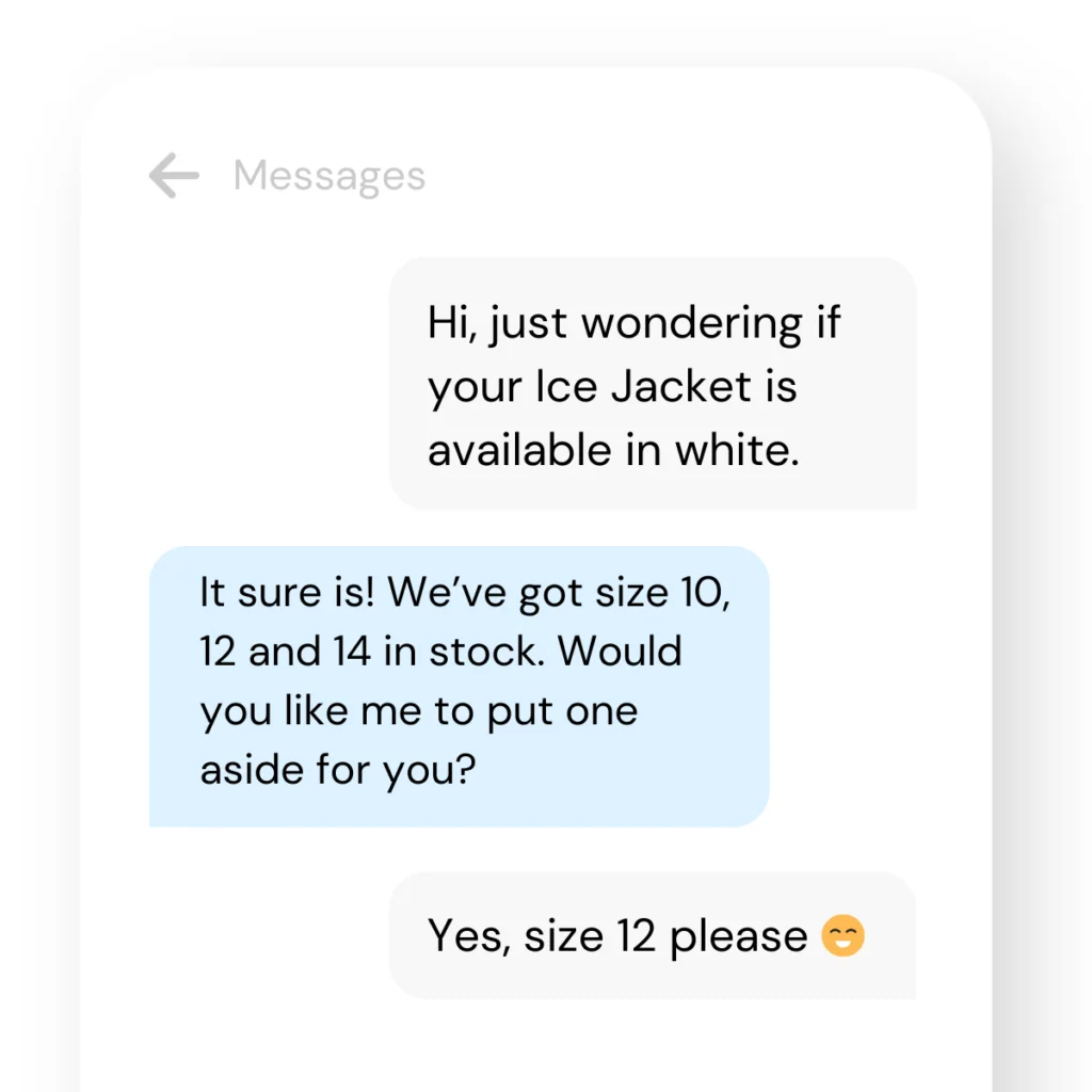 SMS-template-customer-support